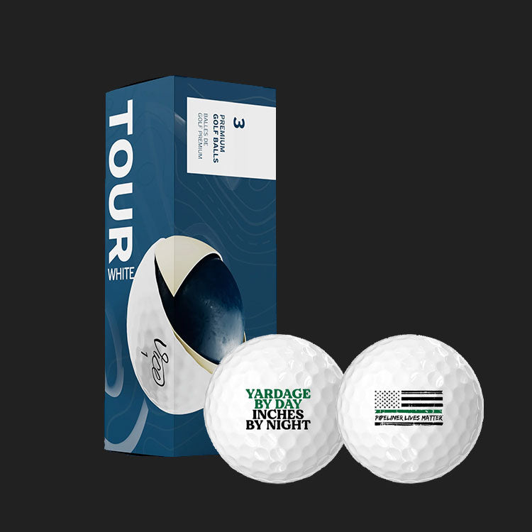 PIPELINER LIVES MATTER Vice Tour Golf Balls - Sleeve (3 Balls)